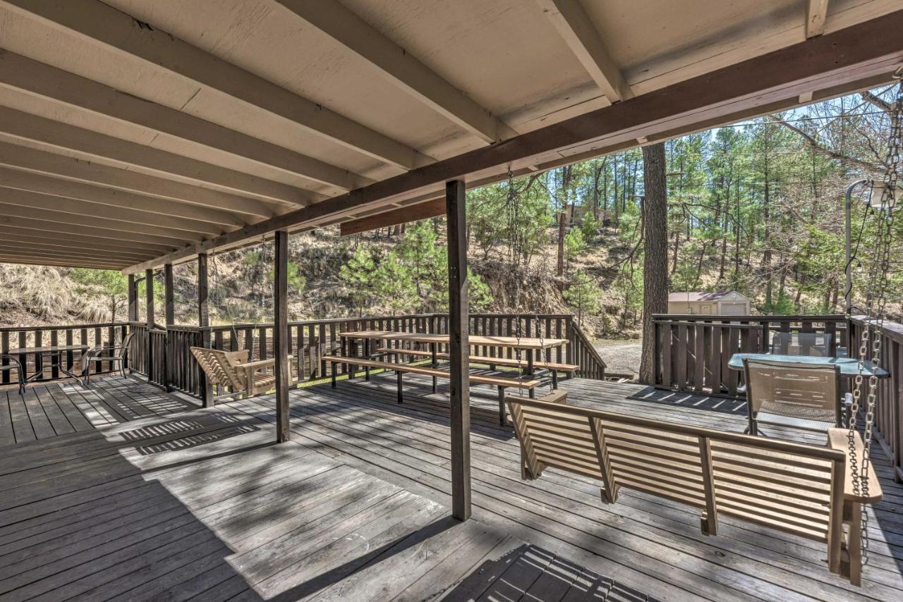 Tranquil Cabin With Stream And Deck Near Dtwn Ruidoso! エクステリア 写真