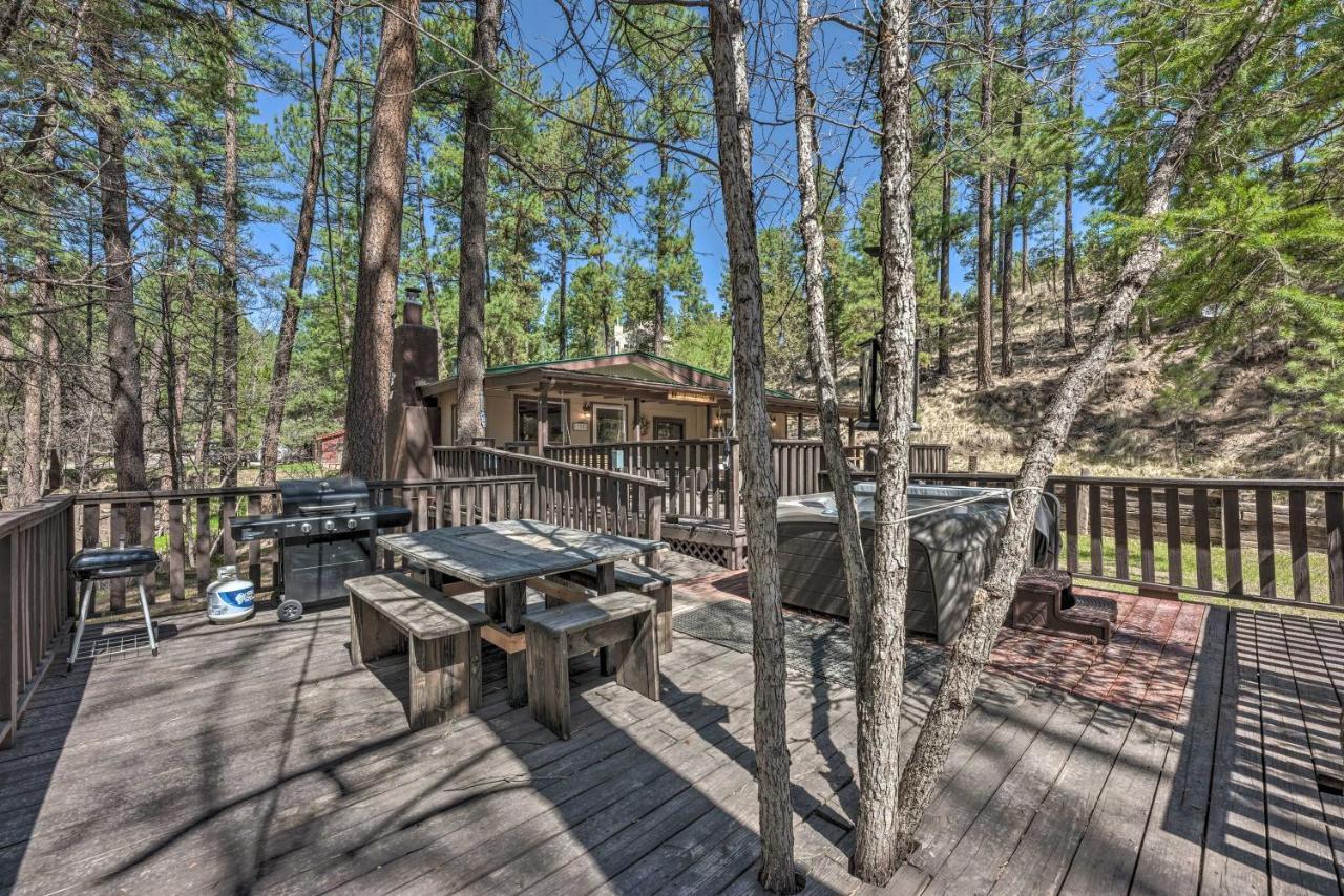 Tranquil Cabin With Stream And Deck Near Dtwn Ruidoso! エクステリア 写真